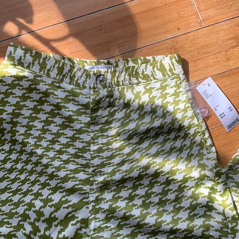 Urban Outfitters Cream & Green Pants